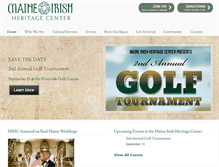 Tablet Screenshot of maineirish.com